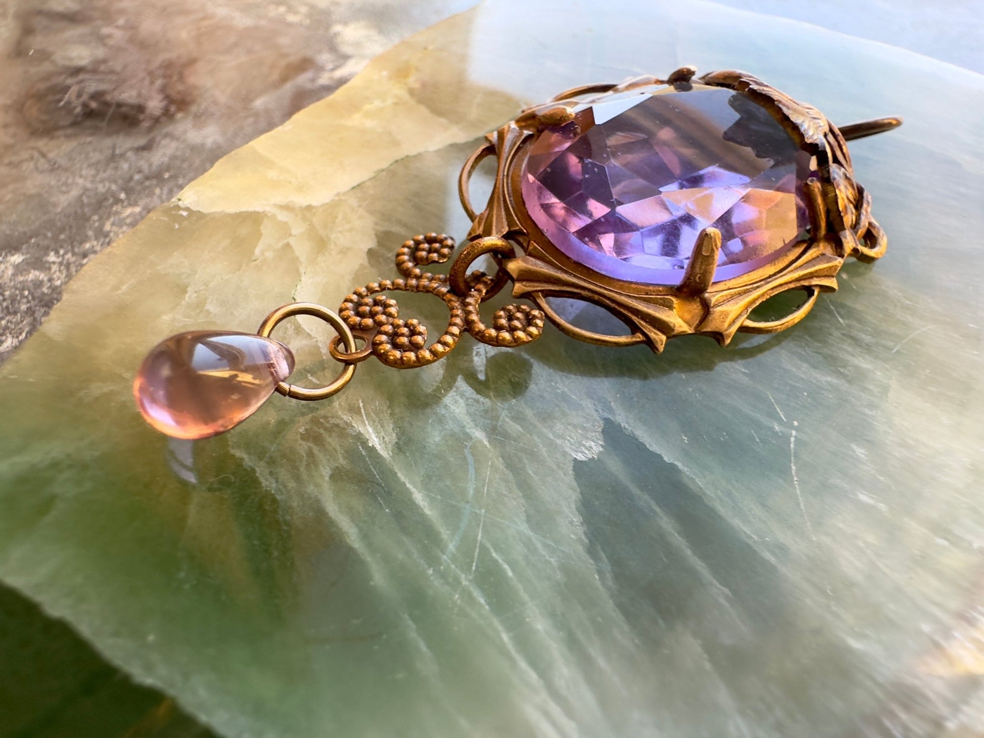 Lilac Lotus - Vintage Pendant Kit - Vintaj Idaho Design - 10/8/2025 - Vintaj Live Shop ID