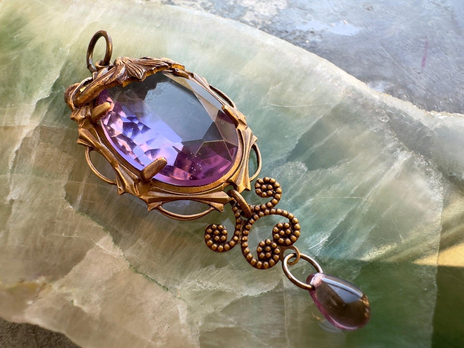 Lilac Lotus - Vintage Pendant Kit - Vintaj Idaho Design - 10/8/2025 - Vintaj Live Shop ID