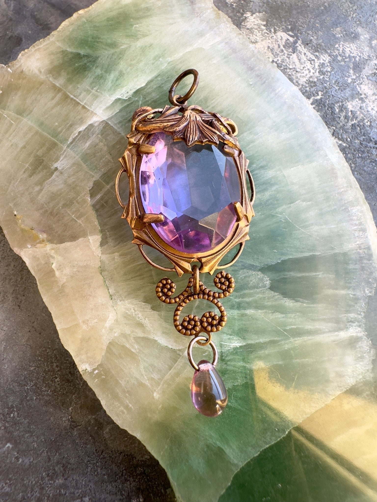 Lilac Lotus - Vintage Pendant Kit - Vintaj Idaho Design - 10/8/2025 - Vintaj Live Shop ID