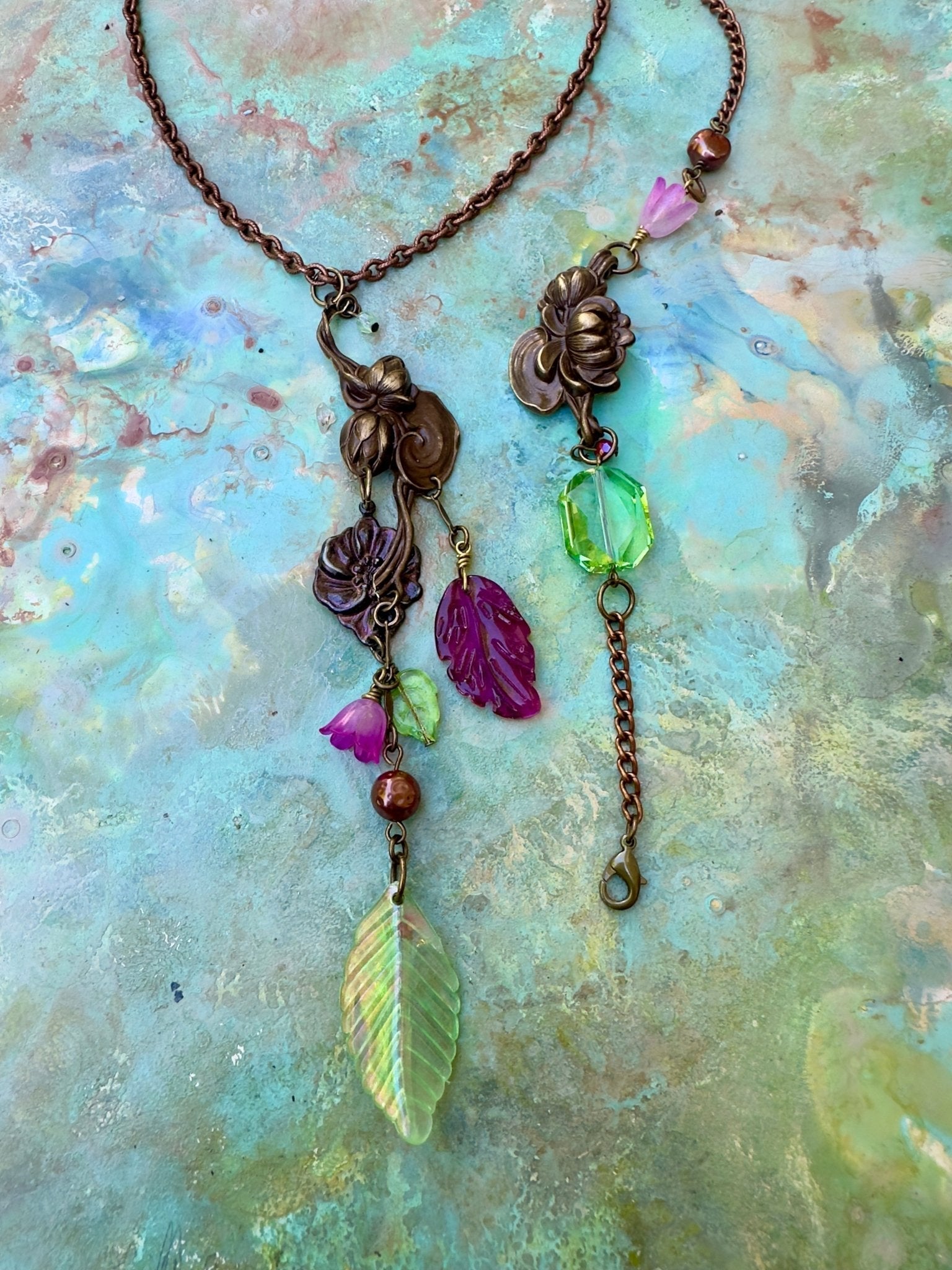 Lilypad Reflection - Mariposa Bloom Collection - Necklace Earrings Kit - Vintaj Design - 5/9/2025 - Vintaj Live Shop ID