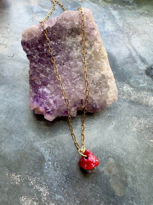 Mac’s Mushroom Minuet - Necklace Kit - Vintaj Idaho Design - 8/6/2025 - Vintaj Live Shop ID