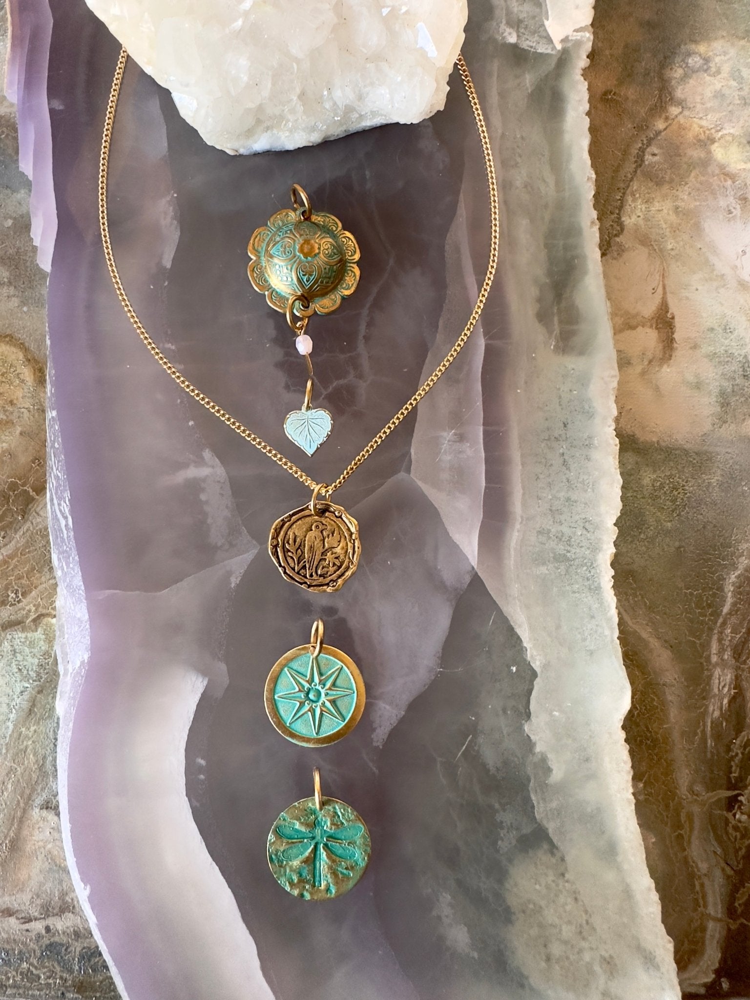 Meadowlark Emblem - Charm Necklace Kit - Idaho Vintaj Design - 6/11/2025 - Vintaj Live Shop ID
