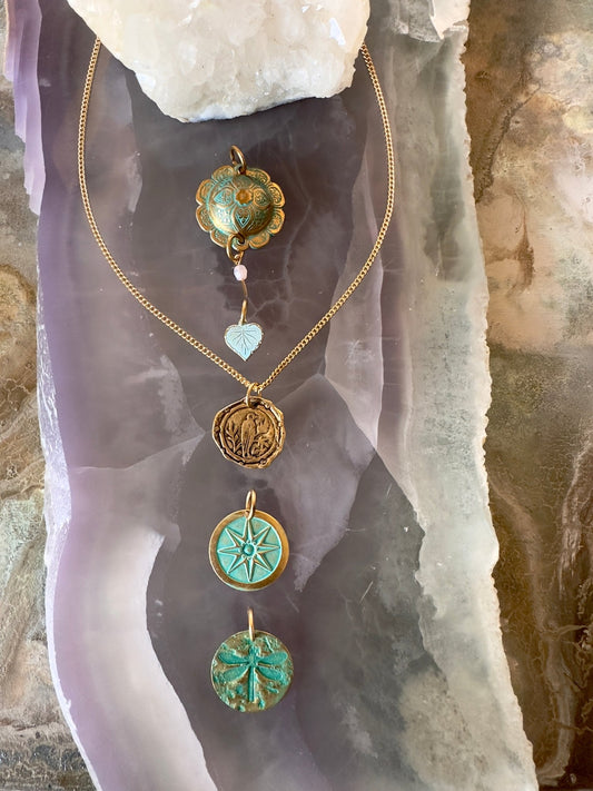 Meadowlark Emblem - Charm Necklace Kit - Idaho Vintaj Design - 6/11/2025 - Vintaj Live Shop ID