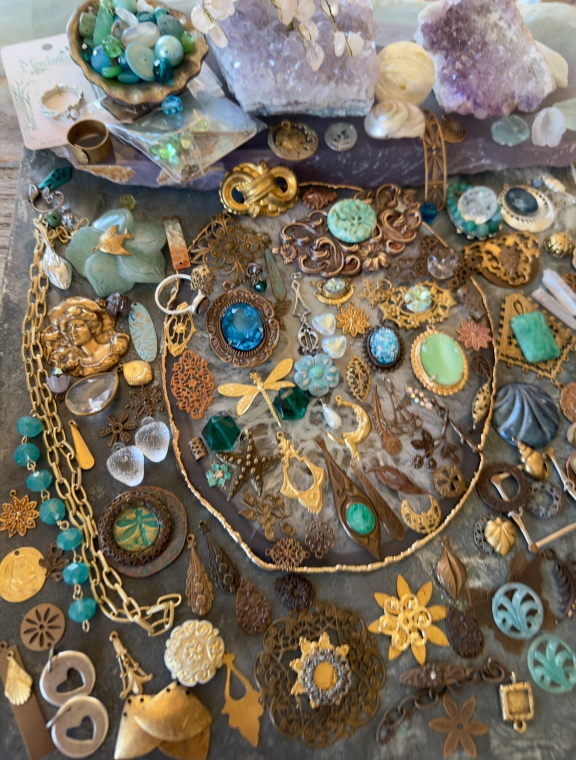 MEGA OAK Wednesday Drop! - One Of A Kind Curated Lot - Vintaj Idaho Design - 7/23/2025 - Vintaj Live Shop ID