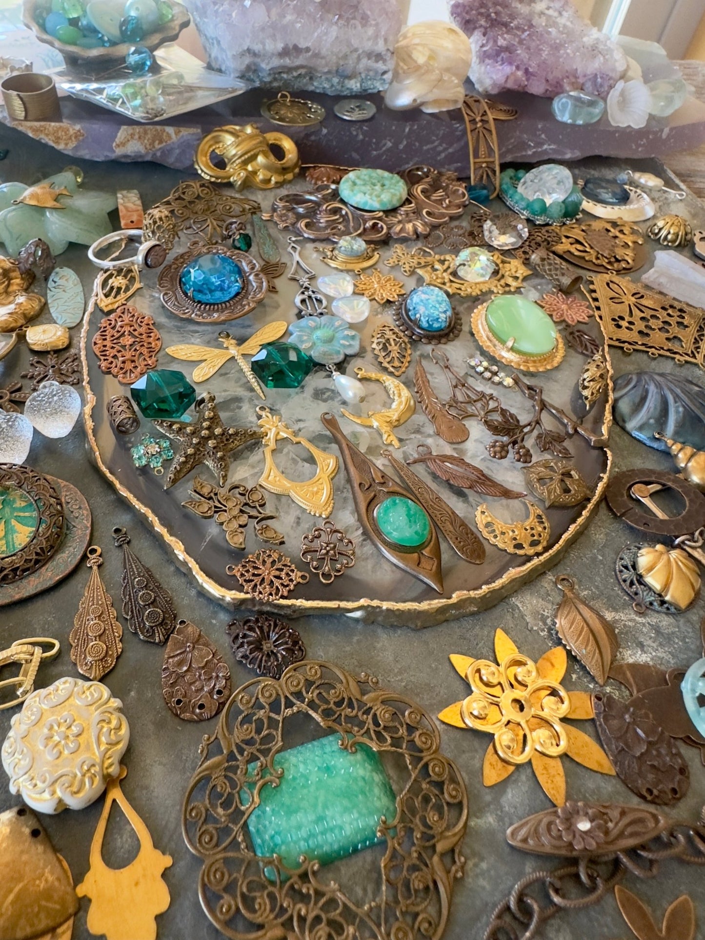 MEGA OAK Wednesday Drop! - One Of A Kind Curated Lot - Vintaj Idaho Design - 7/23/2025 - Vintaj Live Shop ID
