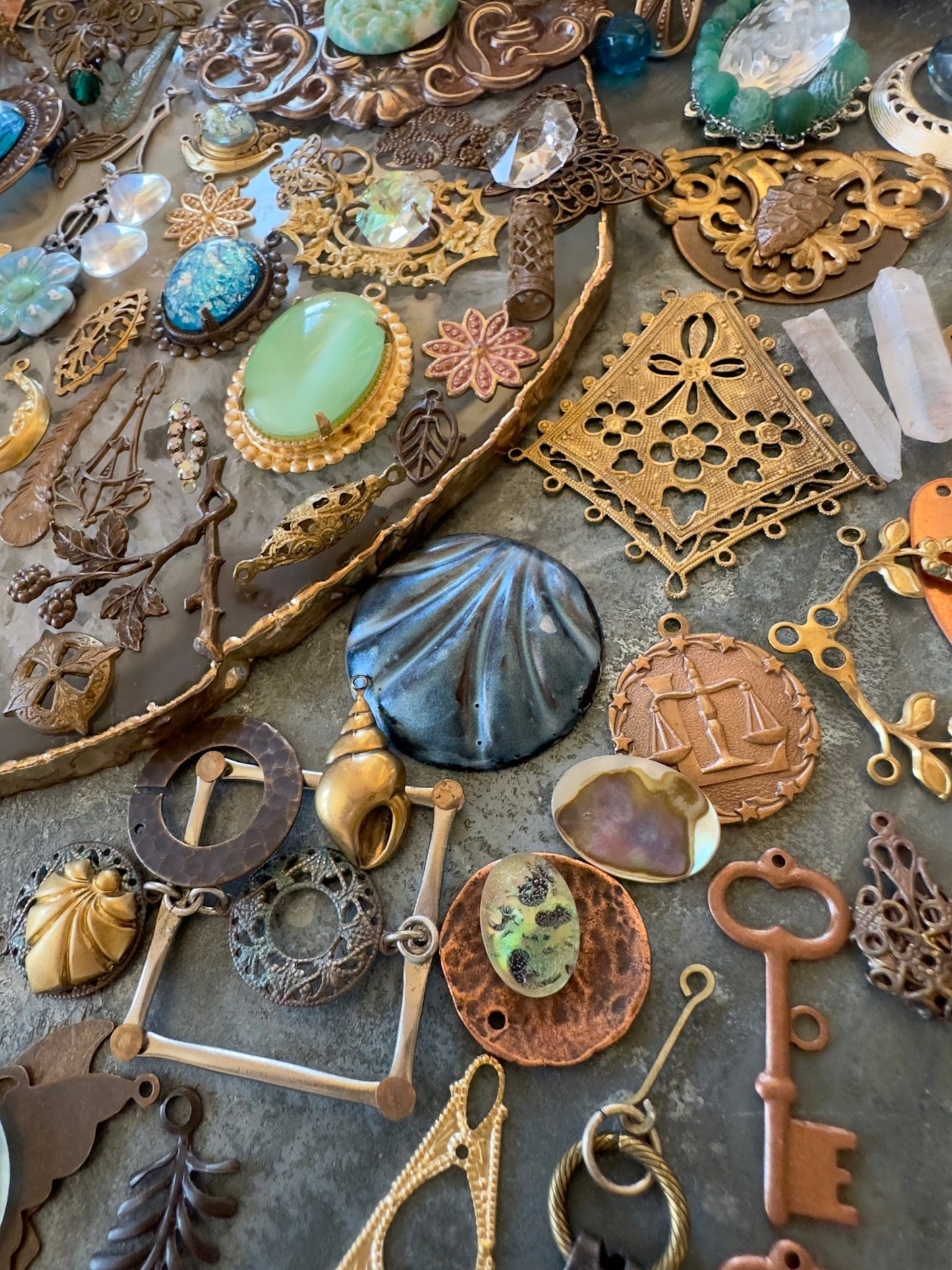 MEGA OAK Wednesday Drop! - One Of A Kind Curated Lot - Vintaj Idaho Design - 7/23/2025 - Vintaj Live Shop ID