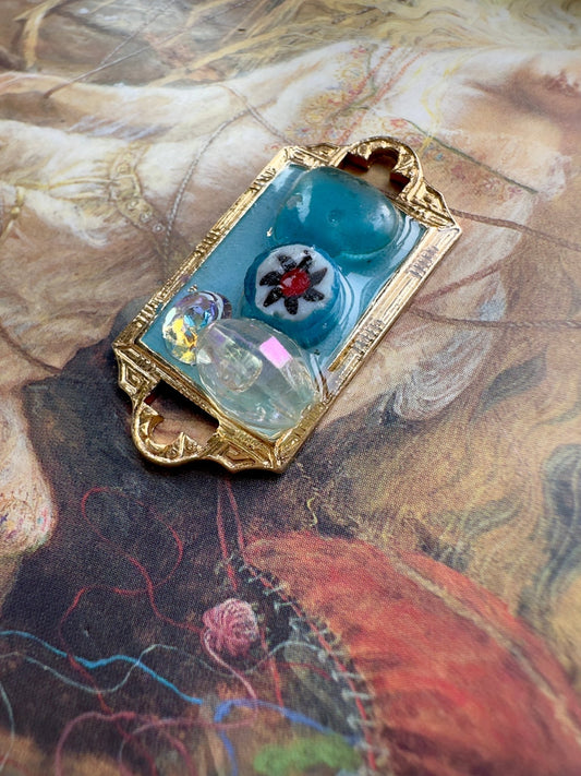 Moe Glow 14 - Handmade by Moe - Collage Pendant - Vintaj Idaho - 01/27/2026 - Vintaj Live Shop ID