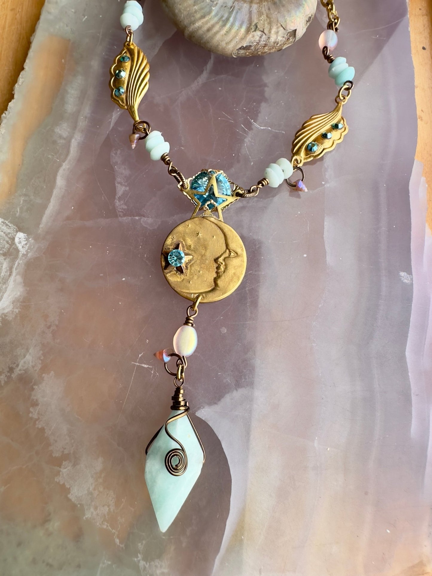 Moon Kissed JAF - Necklace Kit - Vintaj Idaho Design - 7/23/2025 - Vintaj Live Shop ID