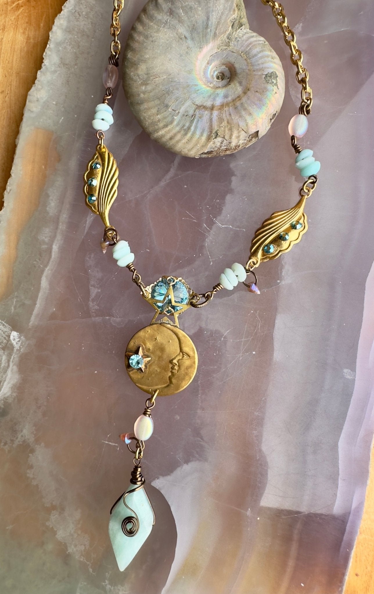 Moon Kissed JAF - Necklace Kit - Vintaj Idaho Design - 7/23/2025 - Vintaj Live Shop ID