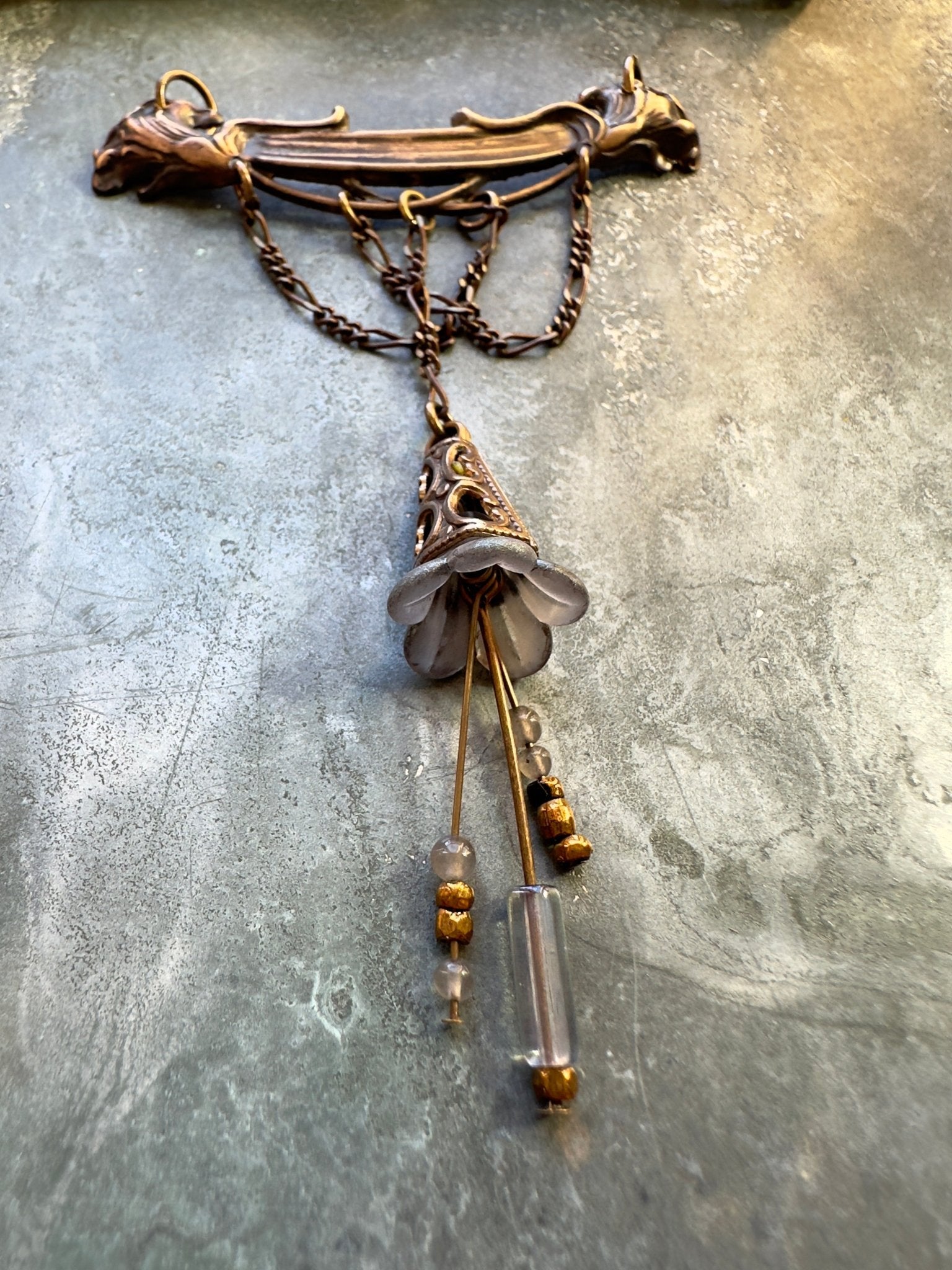 Nouveau Silhouette - Vintage Pendant Kit - Vintaj Idaho Design - 10/8/2025 - Vintaj Live Shop ID