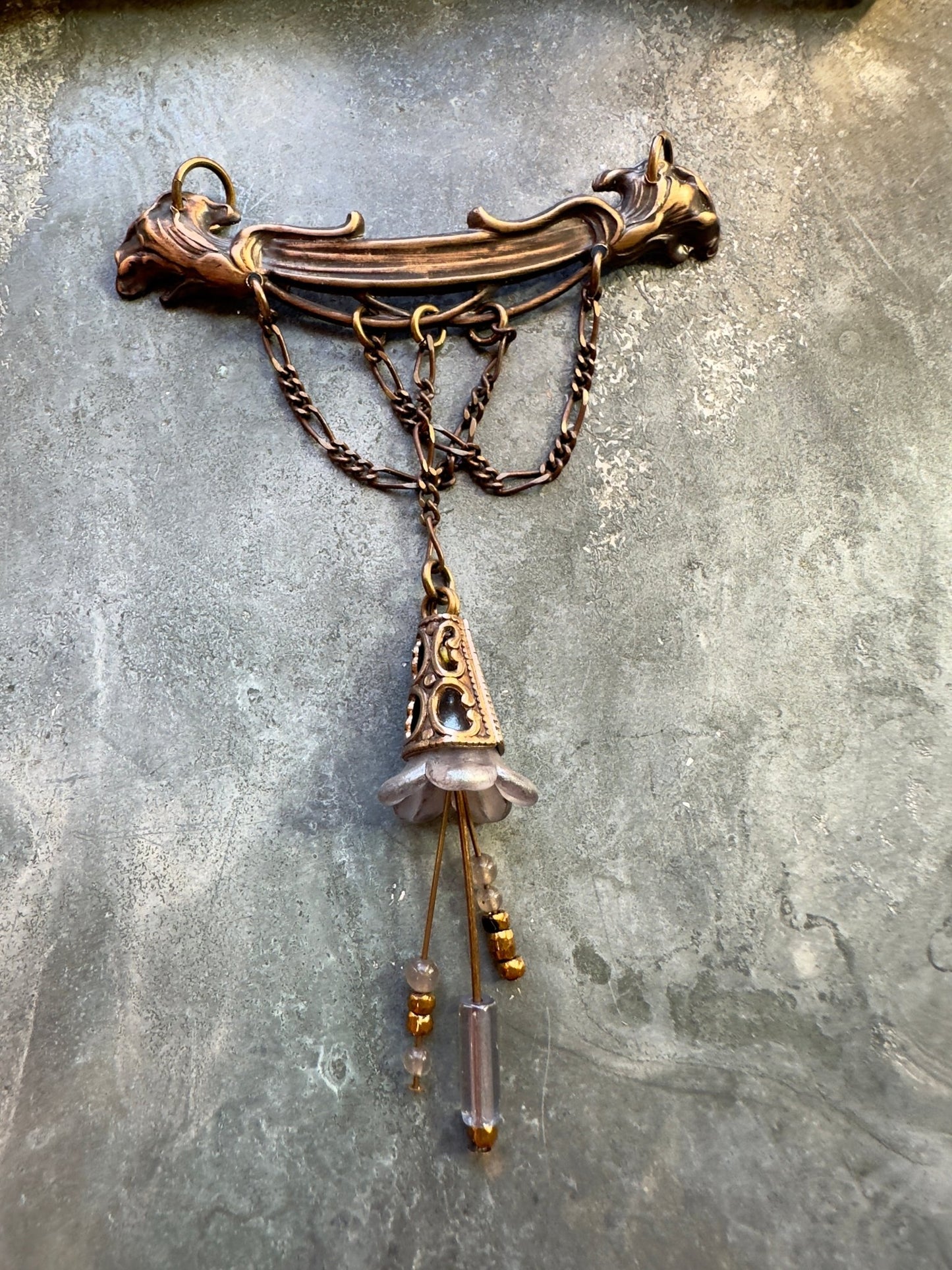 Nouveau Silhouette - Vintage Pendant Kit - Vintaj Idaho Design - 10/8/2025 - Vintaj Live Shop ID
