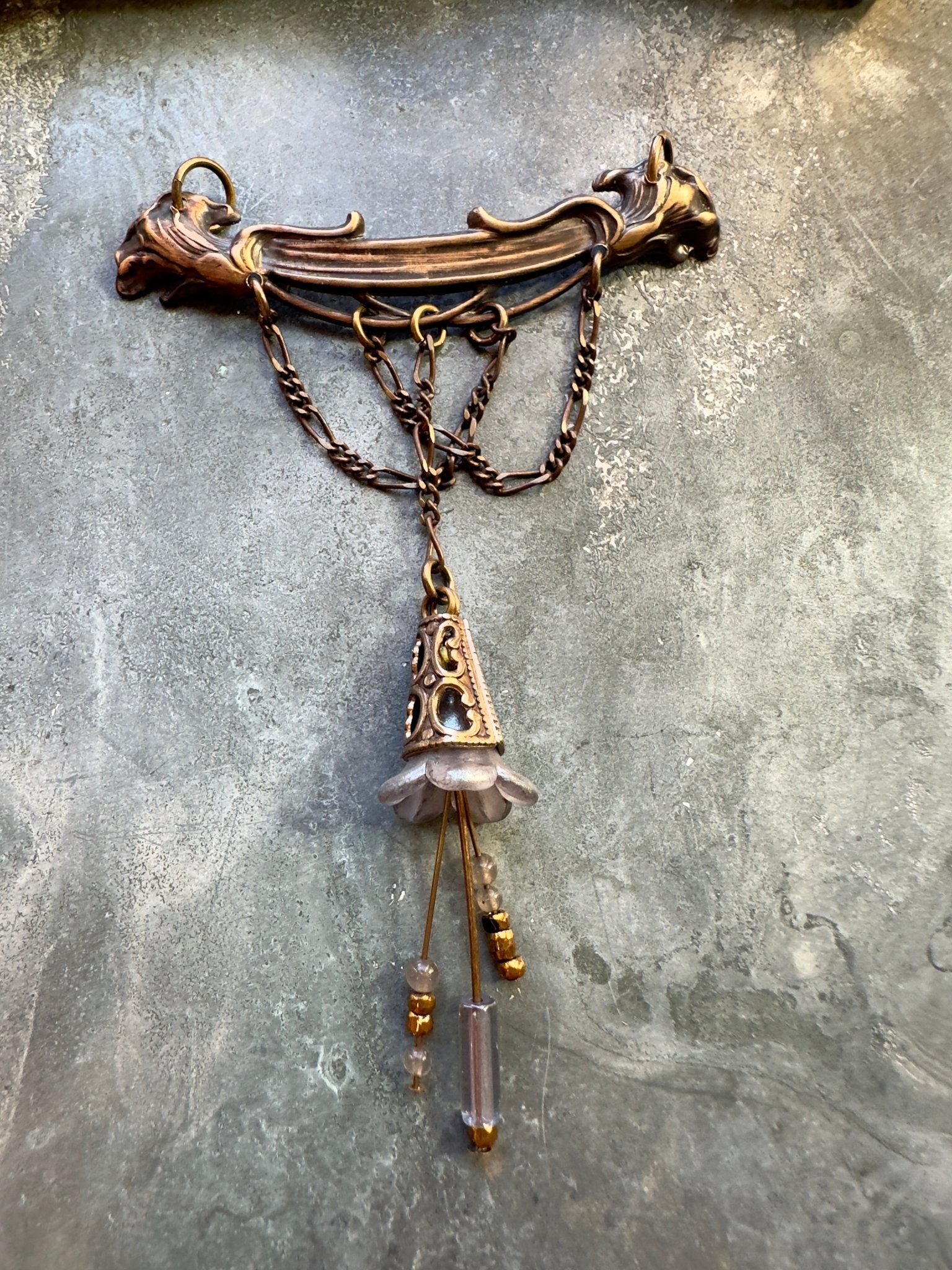 Nouveau Silhouette - Vintage Pendant Kit - Vintaj Idaho Design - 10/8/2025 - Vintaj Live Shop ID