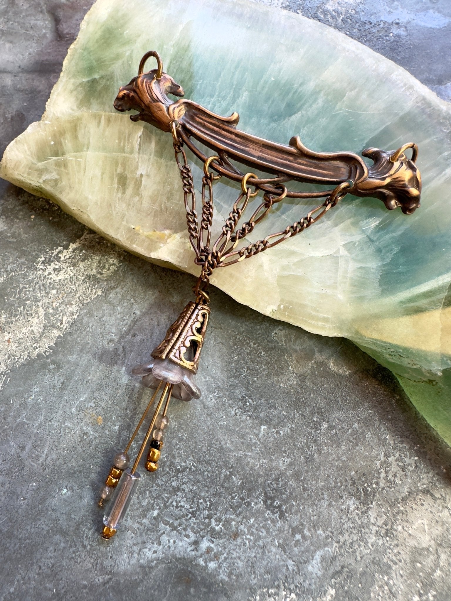 Nouveau Silhouette - Vintage Pendant Kit - Vintaj Idaho Design - 10/8/2025 - Vintaj Live Shop ID
