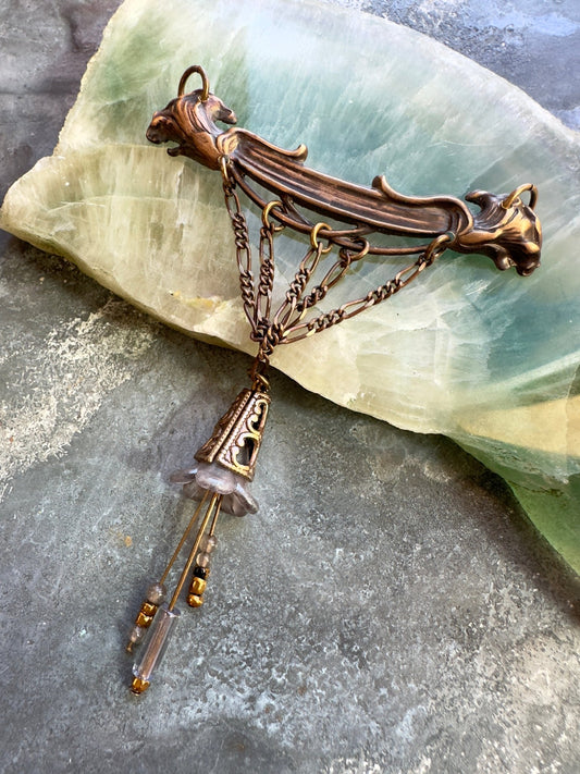 Nouveau Silhouette - Vintage Pendant Kit - Vintaj Idaho Design - 10/8/2025 - Vintaj Live Shop ID