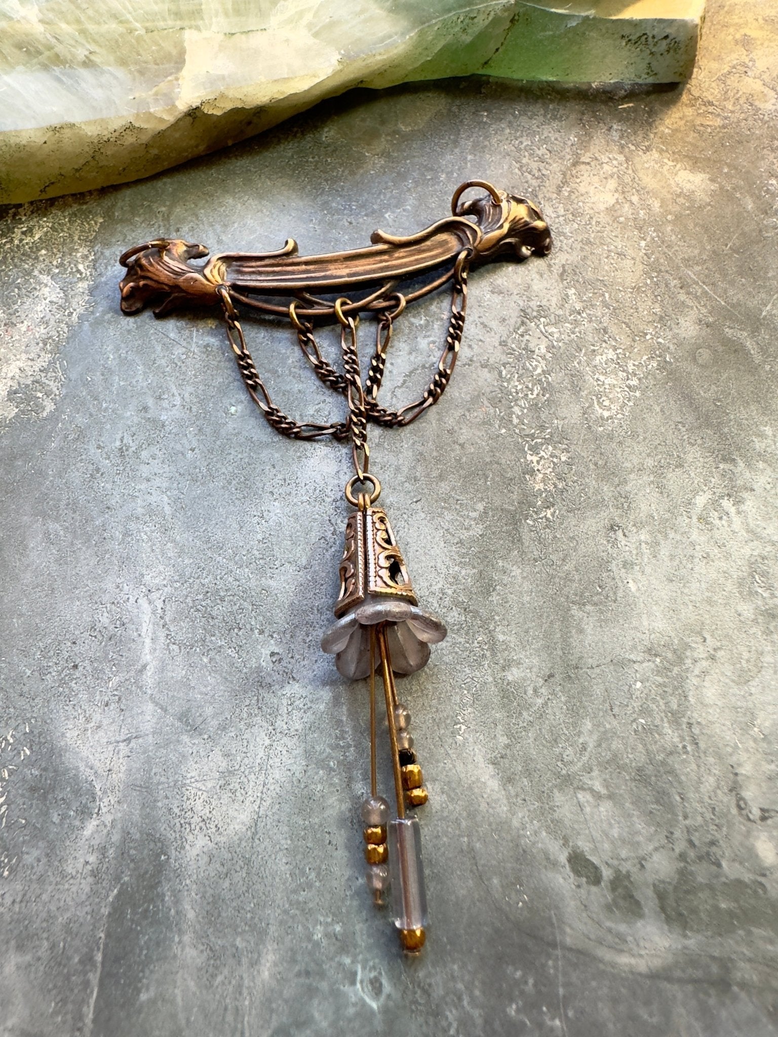 Nouveau Silhouette - Vintage Pendant Kit - Vintaj Idaho Design - 10/8/2025 - Vintaj Live Shop ID
