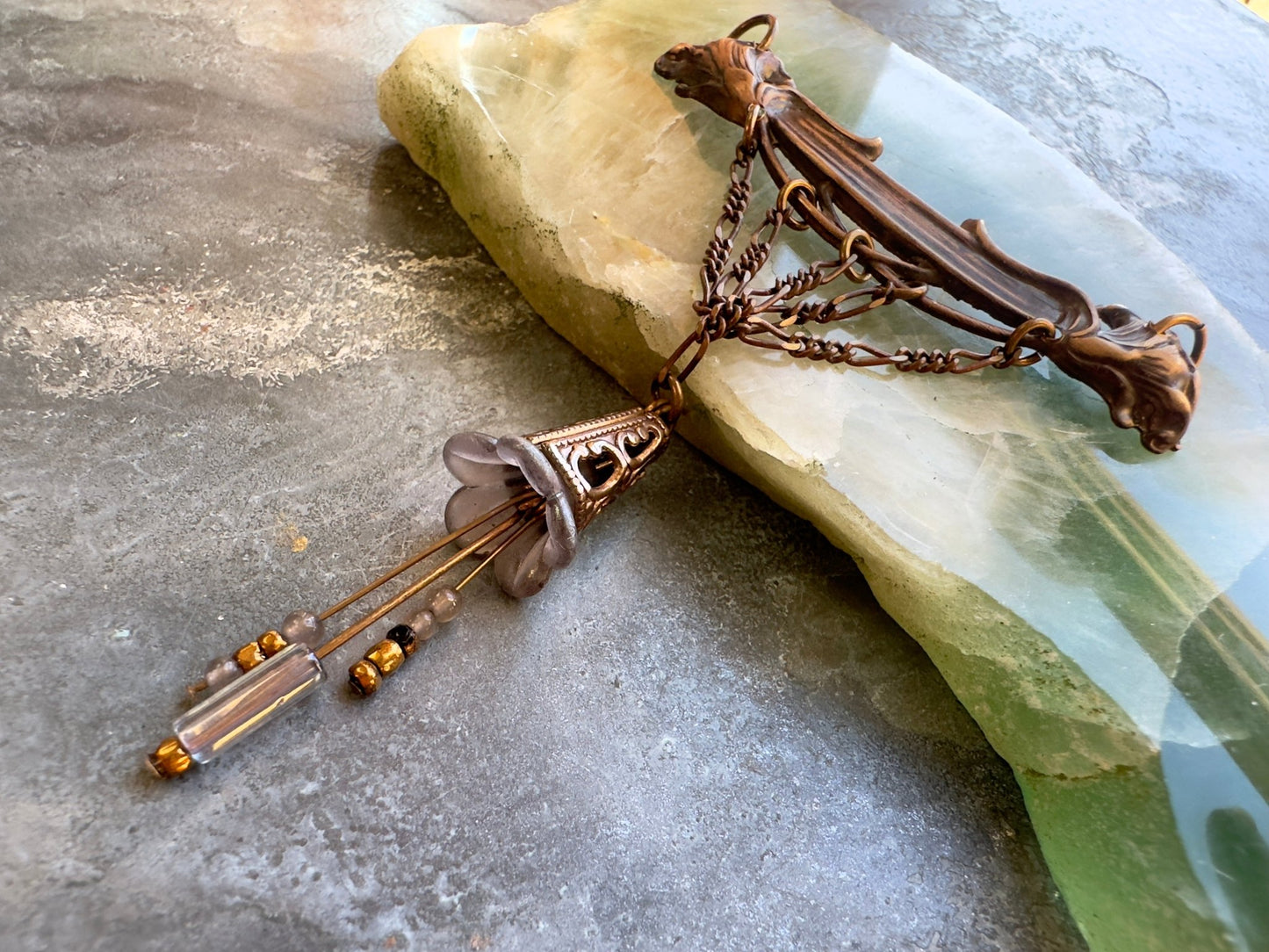 Nouveau Silhouette - Vintage Pendant Kit - Vintaj Idaho Design - 10/8/2025 - Vintaj Live Shop ID