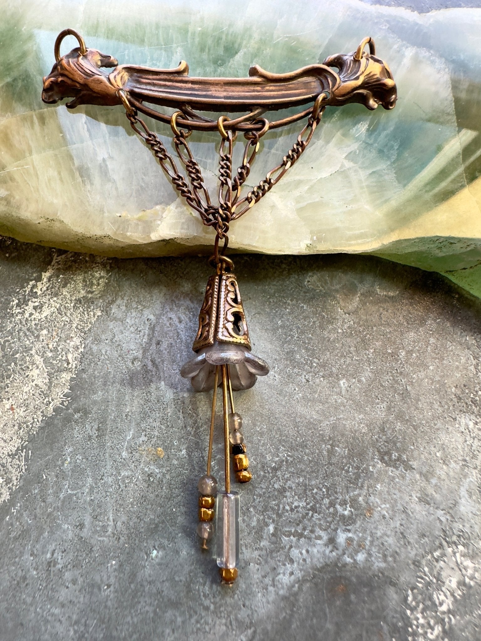 Nouveau Silhouette - Vintage Pendant Kit - Vintaj Idaho Design - 10/8/2025 - Vintaj Live Shop ID