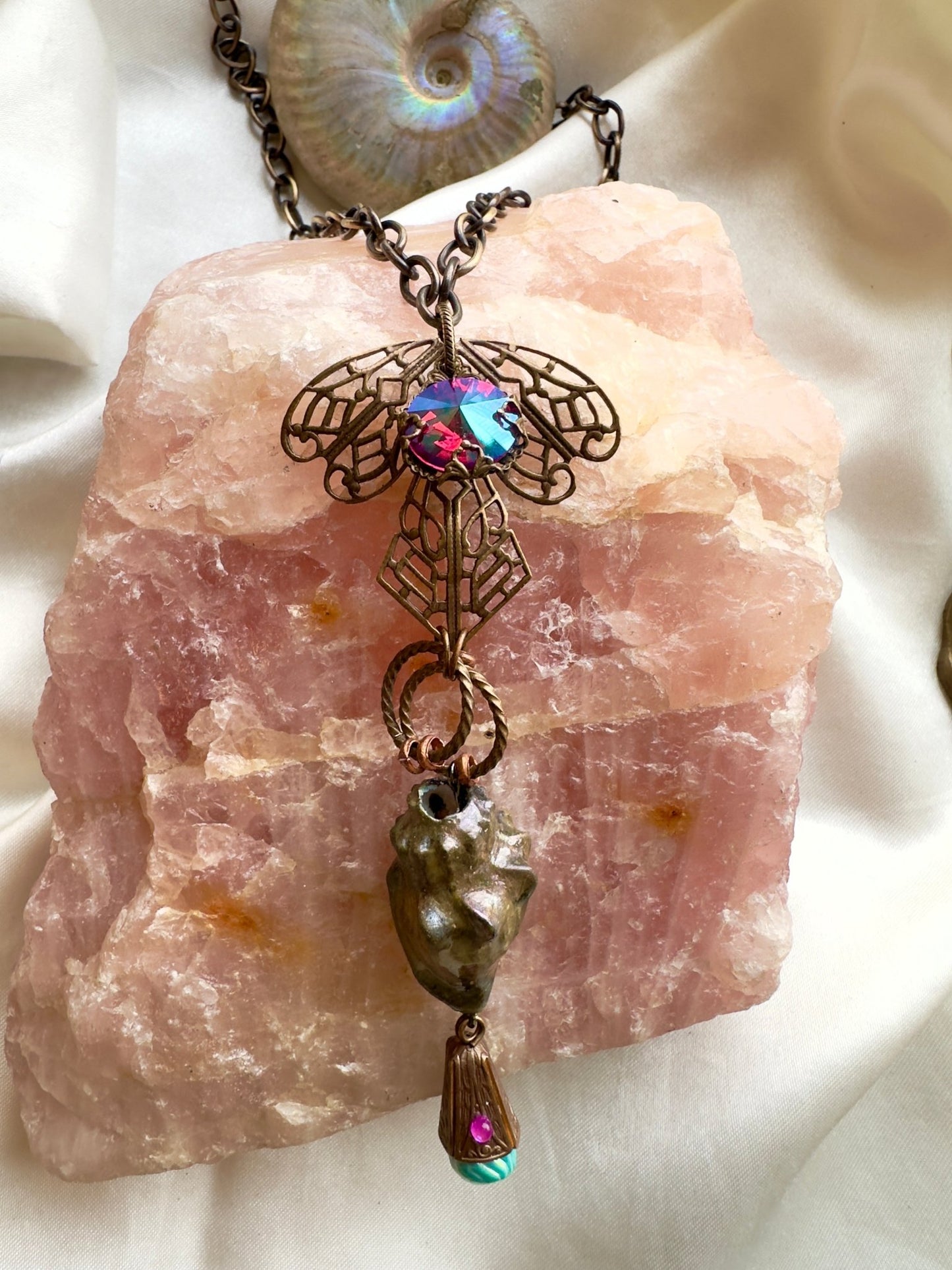 Obsidian Siren - Necklace Kit - Vintaj Idaho Design - 7/23/2025 - Vintaj Live Shop ID