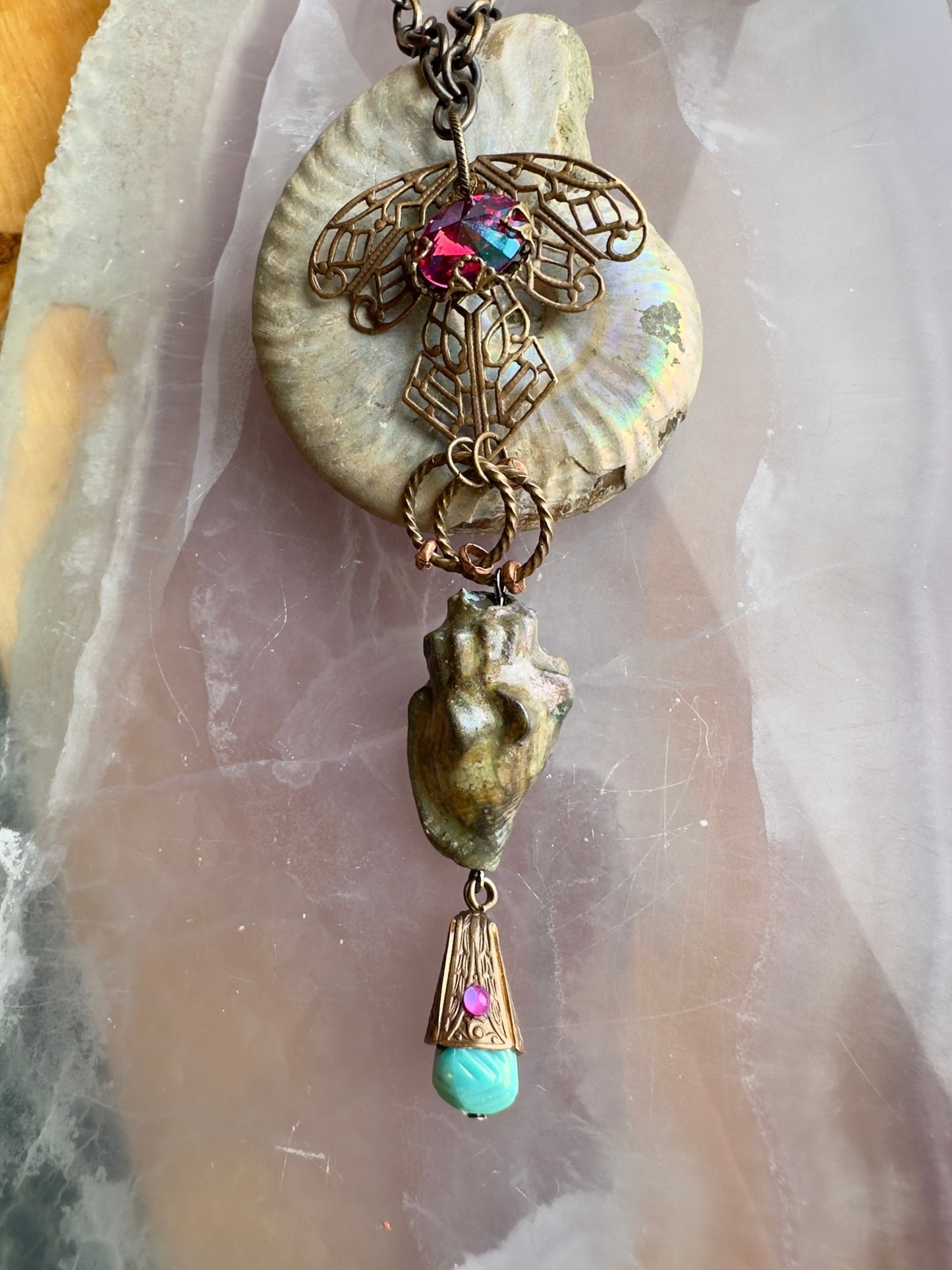 Obsidian Siren - Necklace Kit - Vintaj Idaho Design - 7/23/2025 - Vintaj Live Shop ID