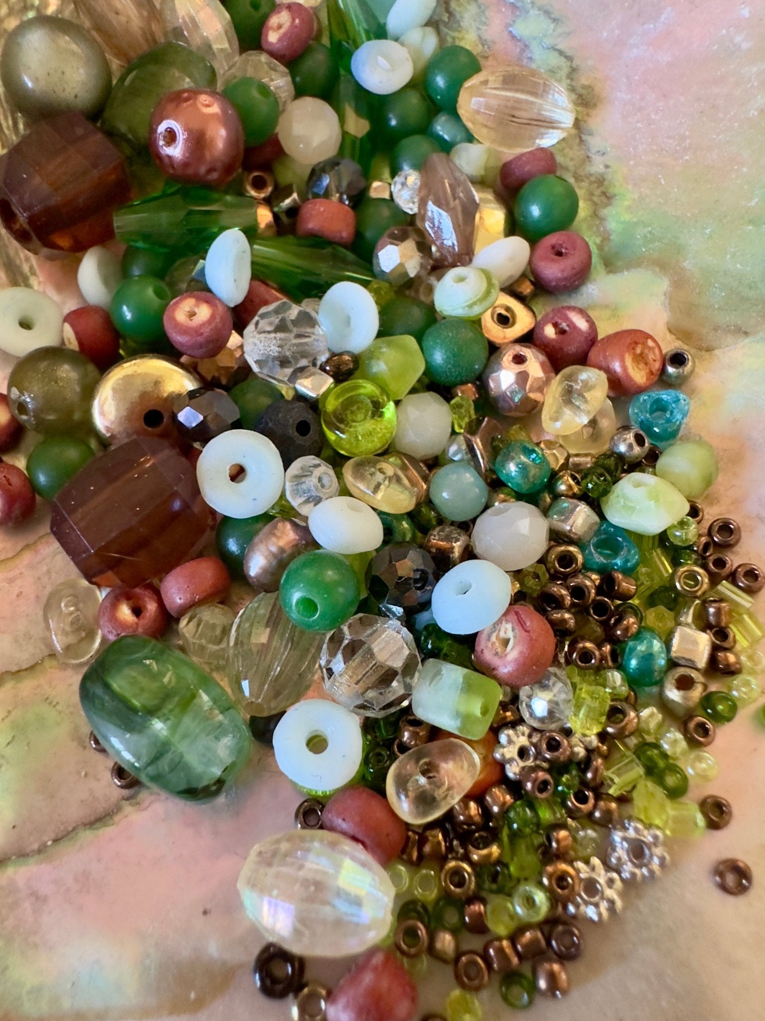 Olivine Allure Vintage Bead Mix - Idaho Vintaj Design - 8/13/2025 - Vintaj Live Shop ID