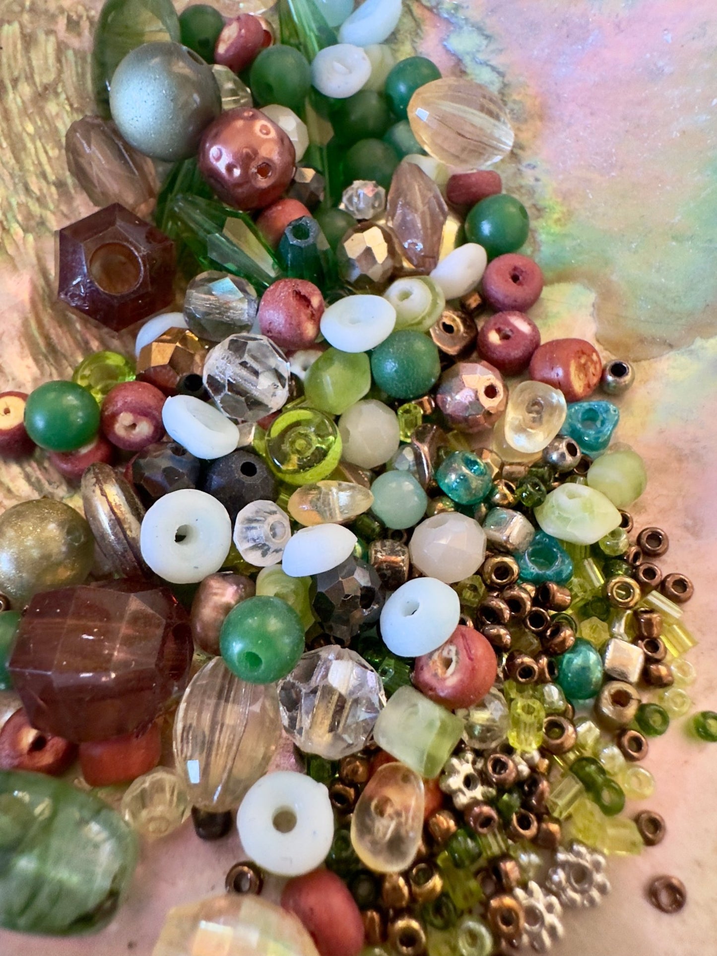 Olivine Allure Vintage Bead Mix - Idaho Vintaj Design - 8/13/2025 - Vintaj Live Shop ID