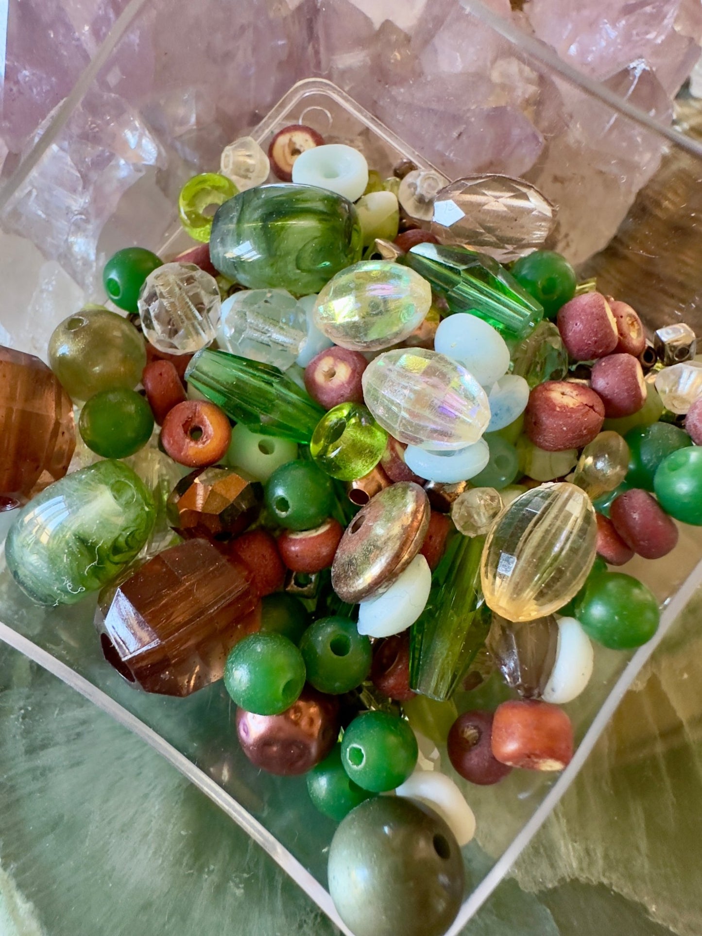 Olivine Allure Vintage Bead Mix - Idaho Vintaj Design - 8/13/2025 - Vintaj Live Shop ID
