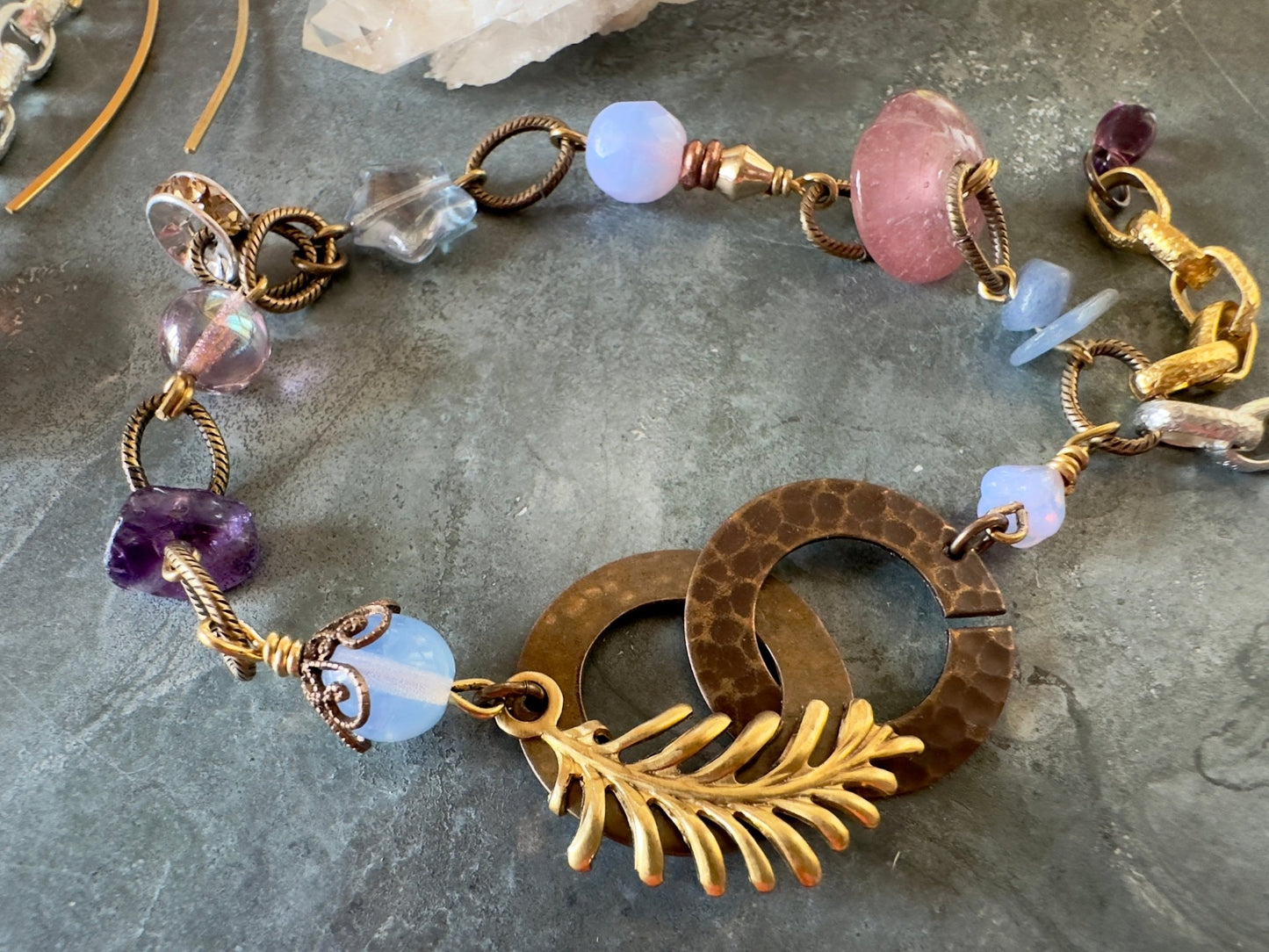 Opaline Dream - Bracelet Earrings Kit - Idaho Vintaj Design - 6/18/2025 - Vintaj Live Shop ID