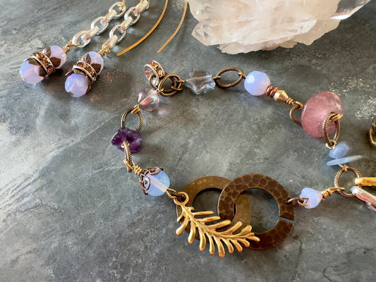 Opaline Dream - Bracelet Earrings Kit - Idaho Vintaj Design - 6/18/2025 - Vintaj Live Shop ID