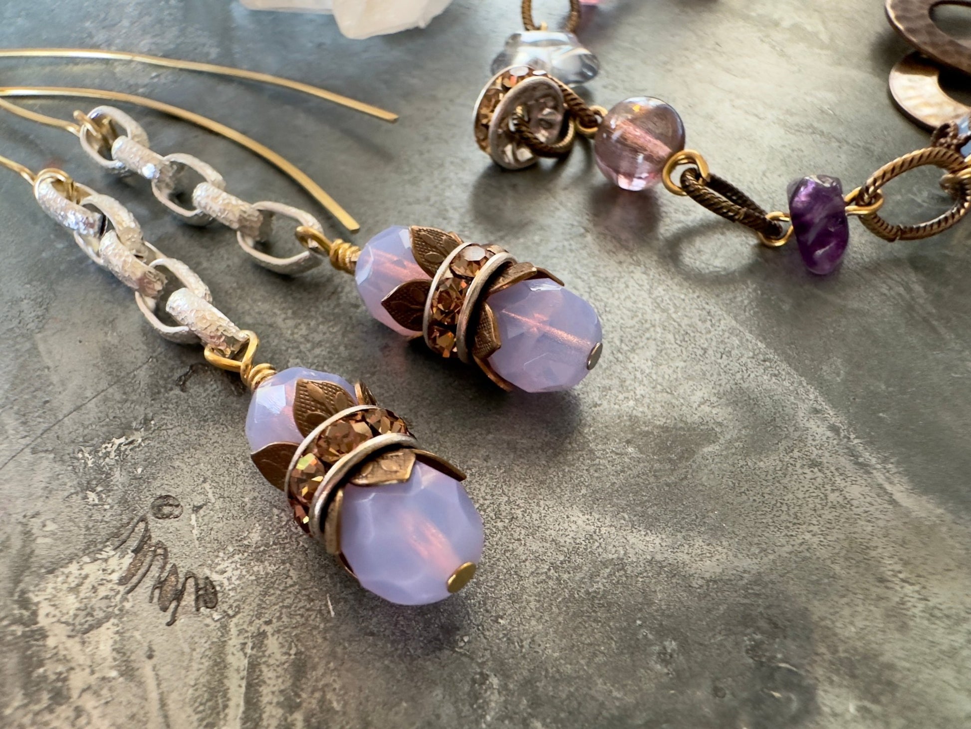 Opaline Dream - Bracelet Earrings Kit - Idaho Vintaj Design - 6/18/2025 - Vintaj Live Shop ID