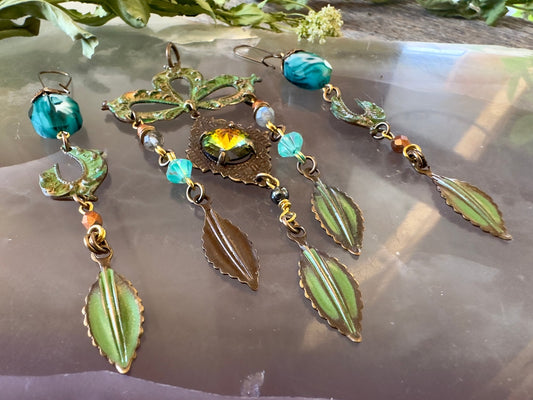 Paradise Fleur - Pendant Earrings Kit - 5/23/2025 - Vintaj Live Shop ID