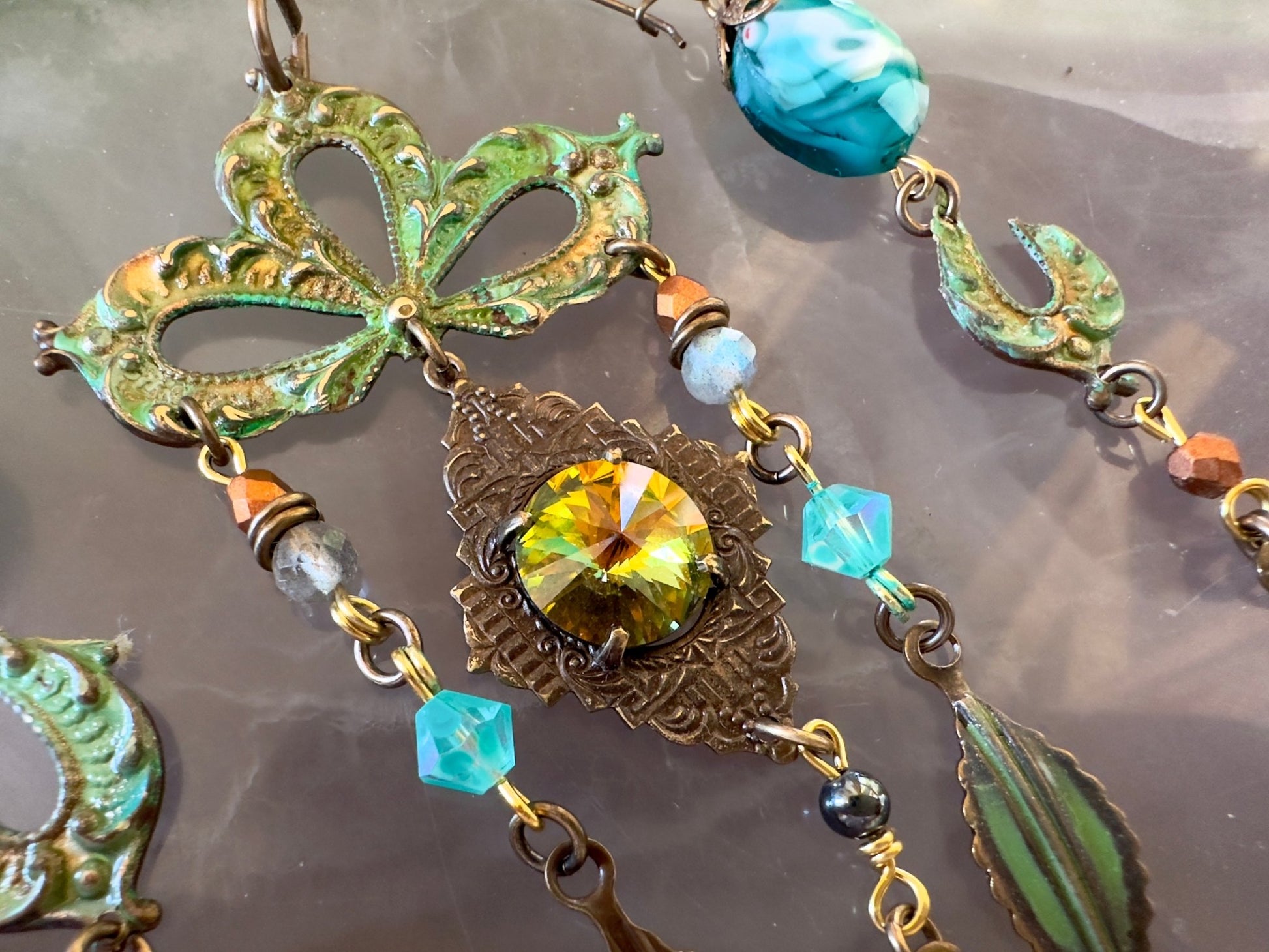 Paradise Fleur - Pendant Earrings Kit - 5/23/2025 - Vintaj Live Shop ID