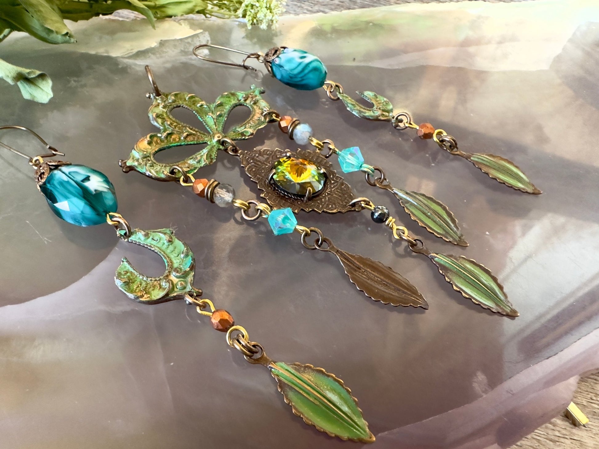 Paradise Fleur - Pendant Earrings Kit - 5/23/2025 - Vintaj Live Shop ID