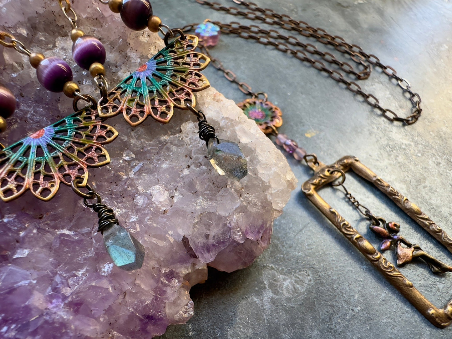 Pixie Passage - Necklace & Earring Kit - Vintaj Idaho Design - 9/24/2025 - Vintaj Live Shop ID