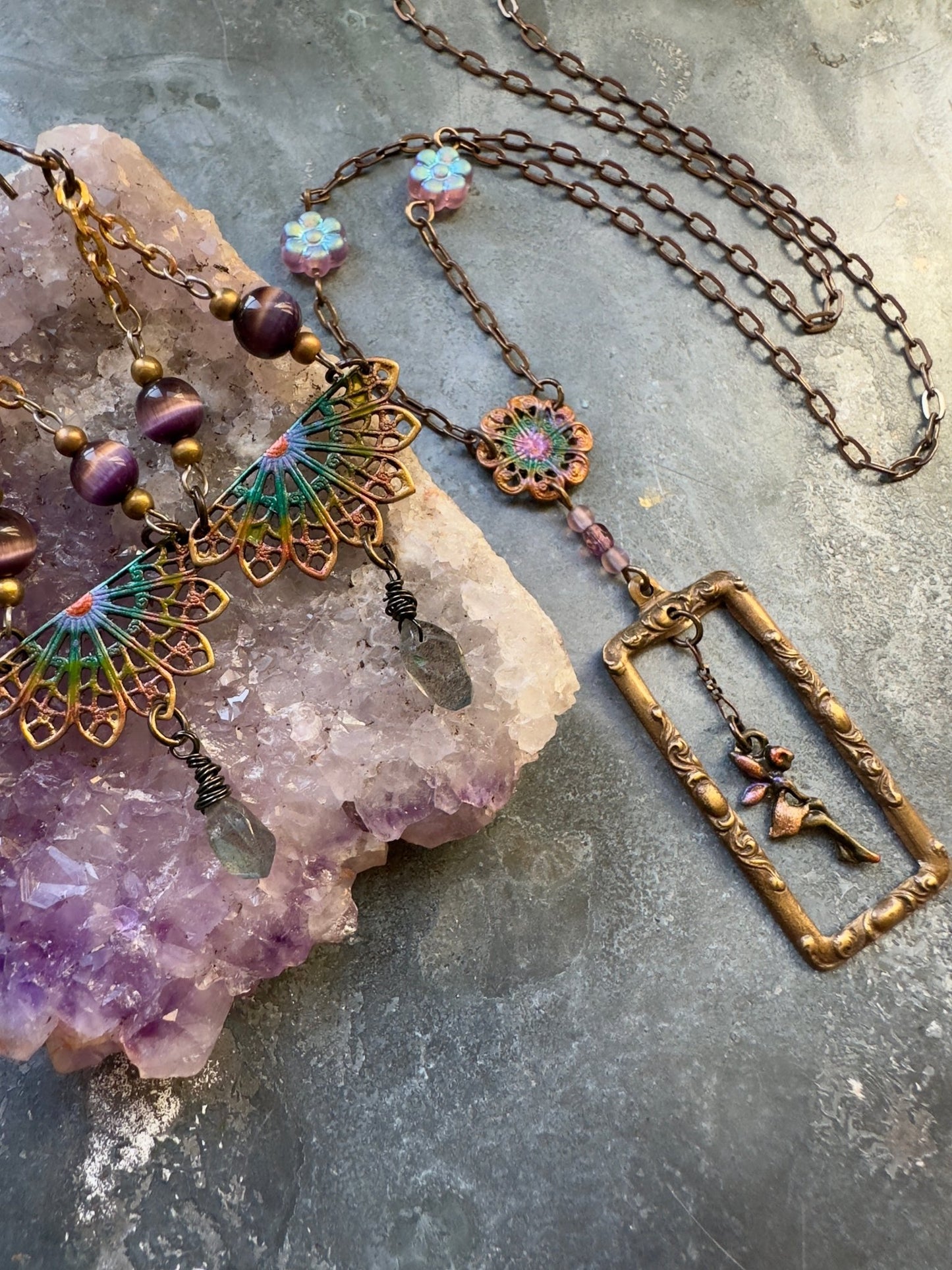 Pixie Passage - Necklace & Earring Kit - Vintaj Idaho Design - 9/24/2025 - Vintaj Live Shop ID