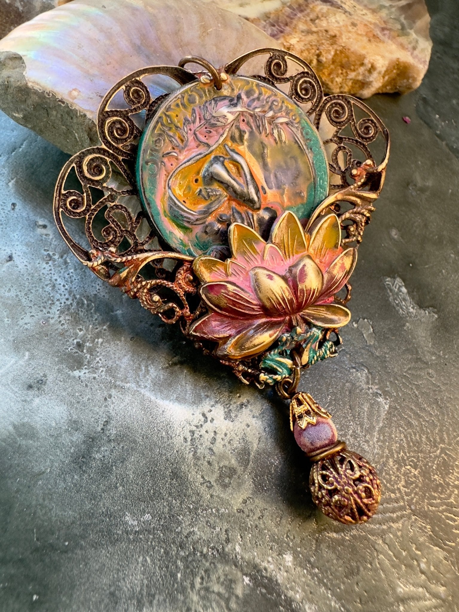 Rising Reflection - Vintage Pendant Kit - Vintaj Idaho Design - 10/22/2025 - Vintaj Live Shop ID