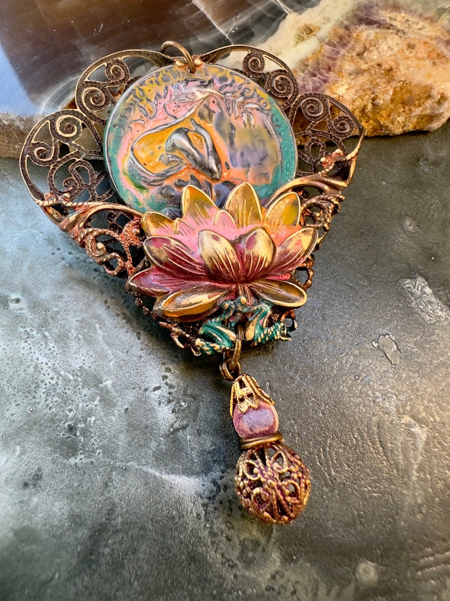 Rising Reflection - Vintage Pendant Kit - Vintaj Idaho Design - 10/22/2025 - Vintaj Live Shop ID