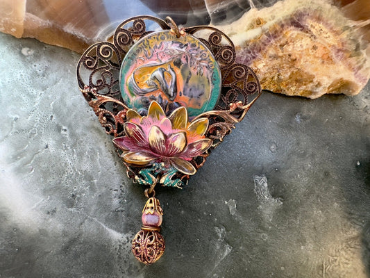 Rising Reflection - Vintage Pendant Kit - Vintaj Idaho Design - 10/22/2025 - Vintaj Live Shop ID