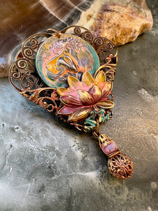 Rising Reflection - Vintage Pendant Kit - Vintaj Idaho Design - 10/22/2025 - Vintaj Live Shop ID