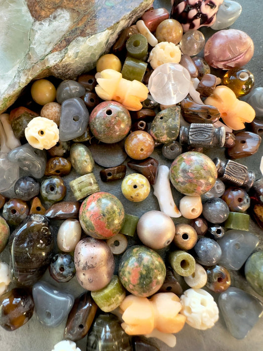 Rock Falls - 2 Oz Vintage Deluxe Bead Mix - Vintaj Idaho - 02/05/2026 - Vintaj Live Shop ID
