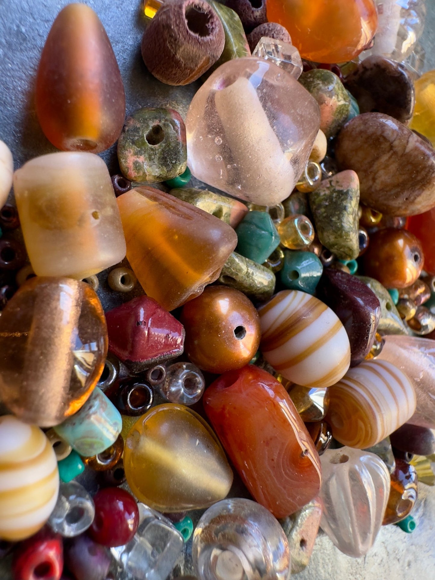 Rockfall Harvest Vintage Bead Mix - Idaho Vintaj Design - 9/24/2025 - Vintaj Live Shop ID
