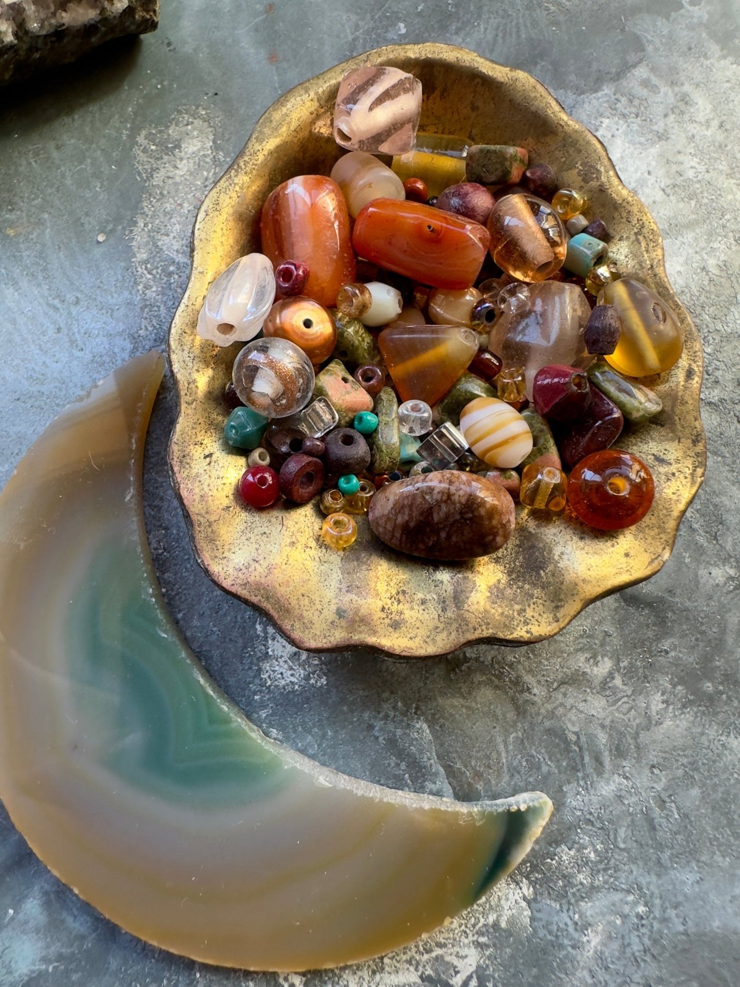 Rockfall Harvest Vintage Bead Mix - Idaho Vintaj Design - 9/24/2025 - Vintaj Live Shop ID
