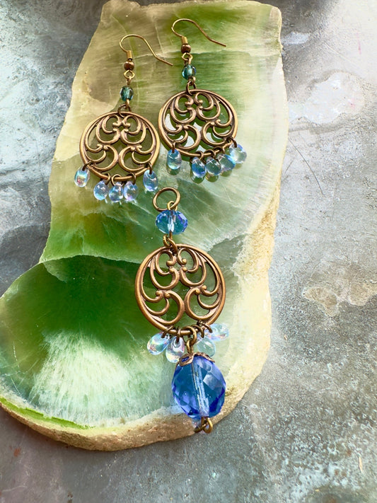 Sapphire Solstice - Pendant & Earring Kit - Vintaj Idaho Design - 10/1/2025 - Vintaj Live Shop ID