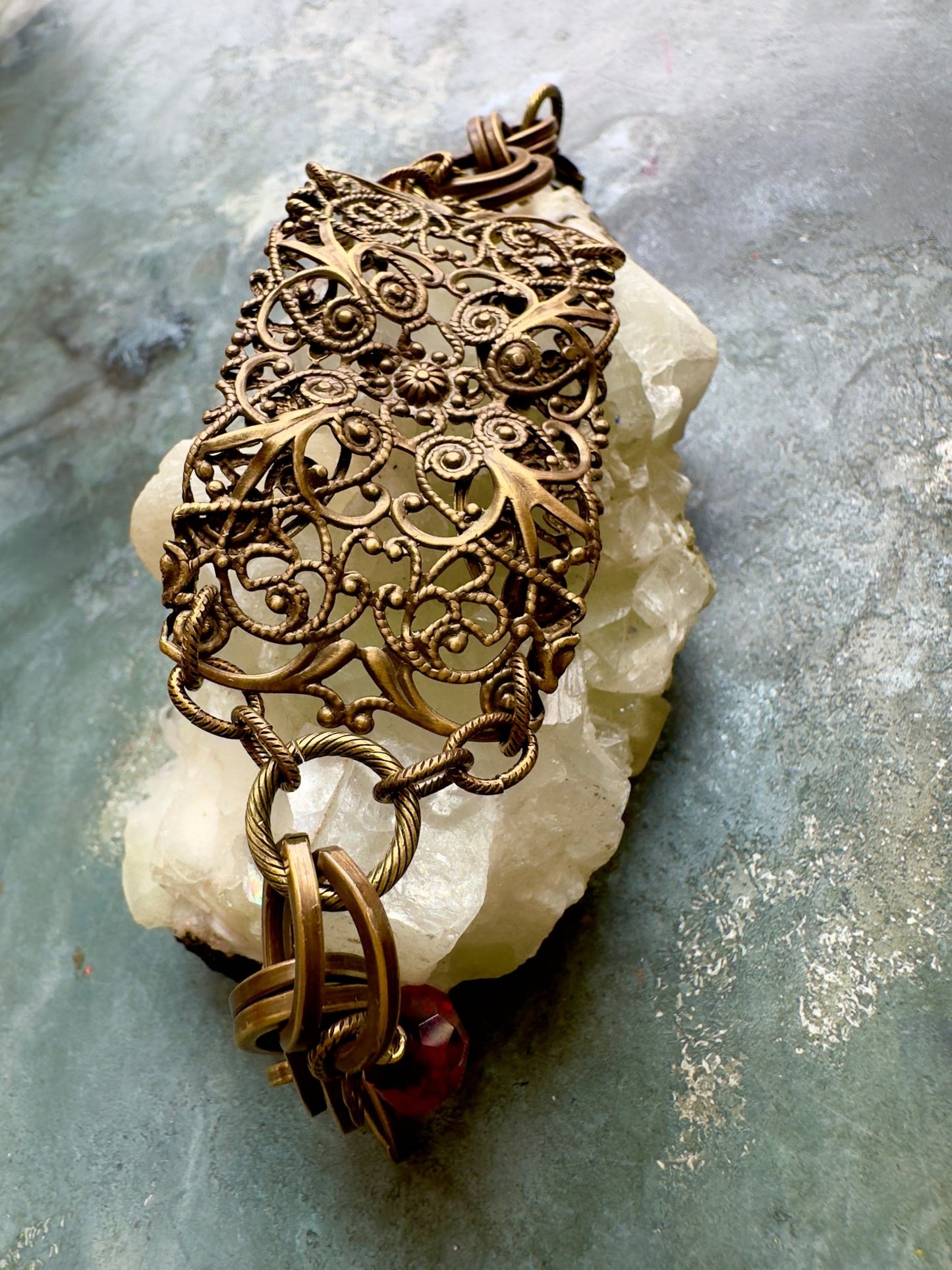 Scarlet Flame - Bracelet Kit - Vintaj Idaho Design - 8/27/2025 - Vintaj Live Shop ID