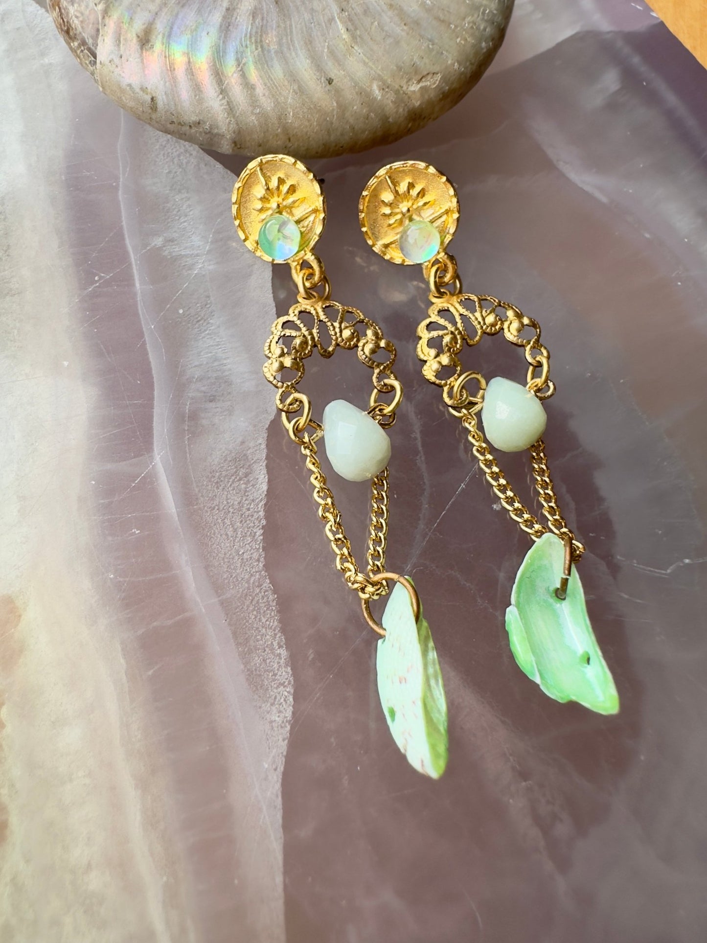 Sea Glow - Earrings Kit - Vintaj Idaho Design - 7/23/2025 - Vintaj Live Shop ID