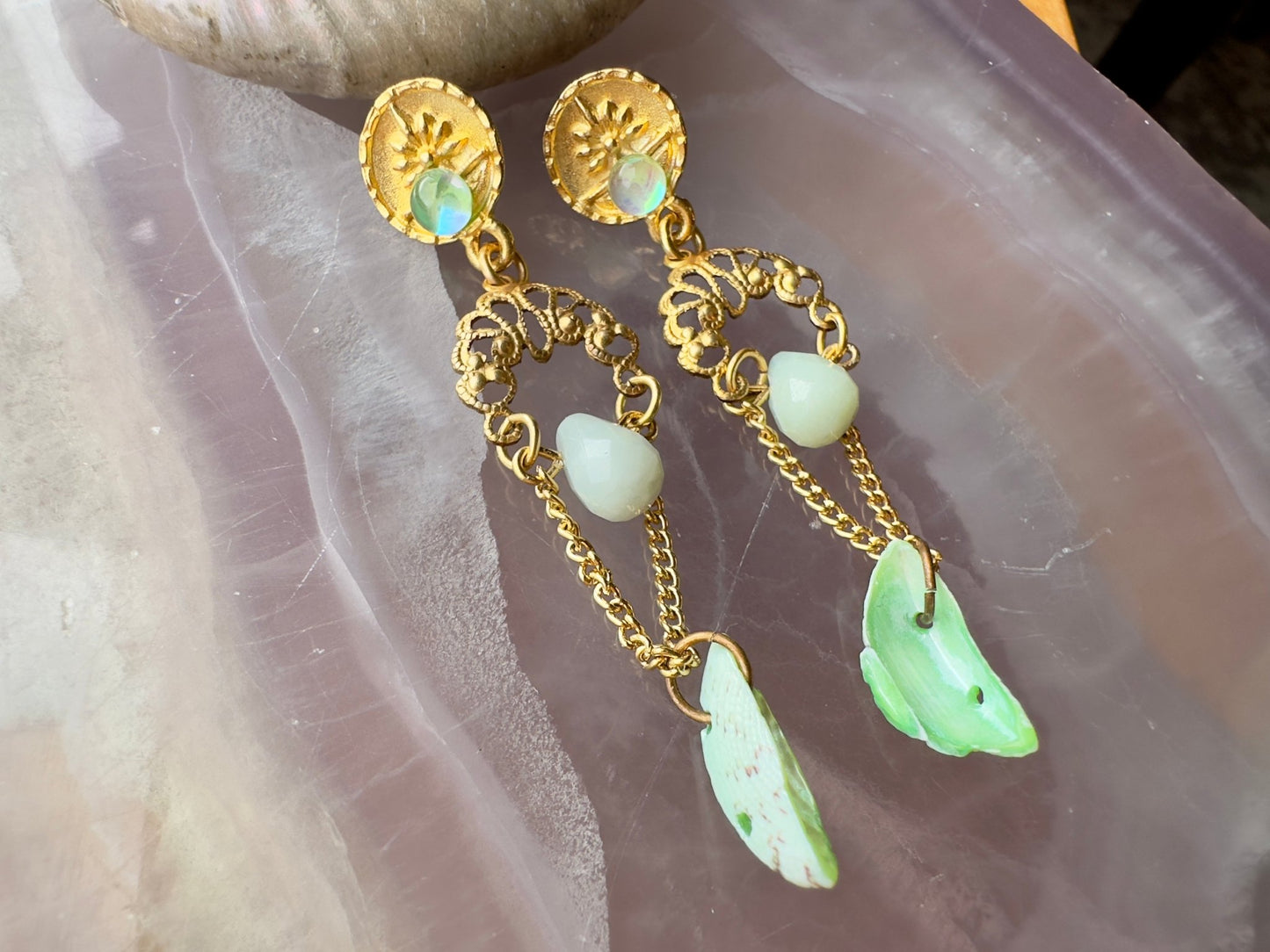 Sea Glow - Earrings Kit - Vintaj Idaho Design - 7/23/2025 - Vintaj Live Shop ID