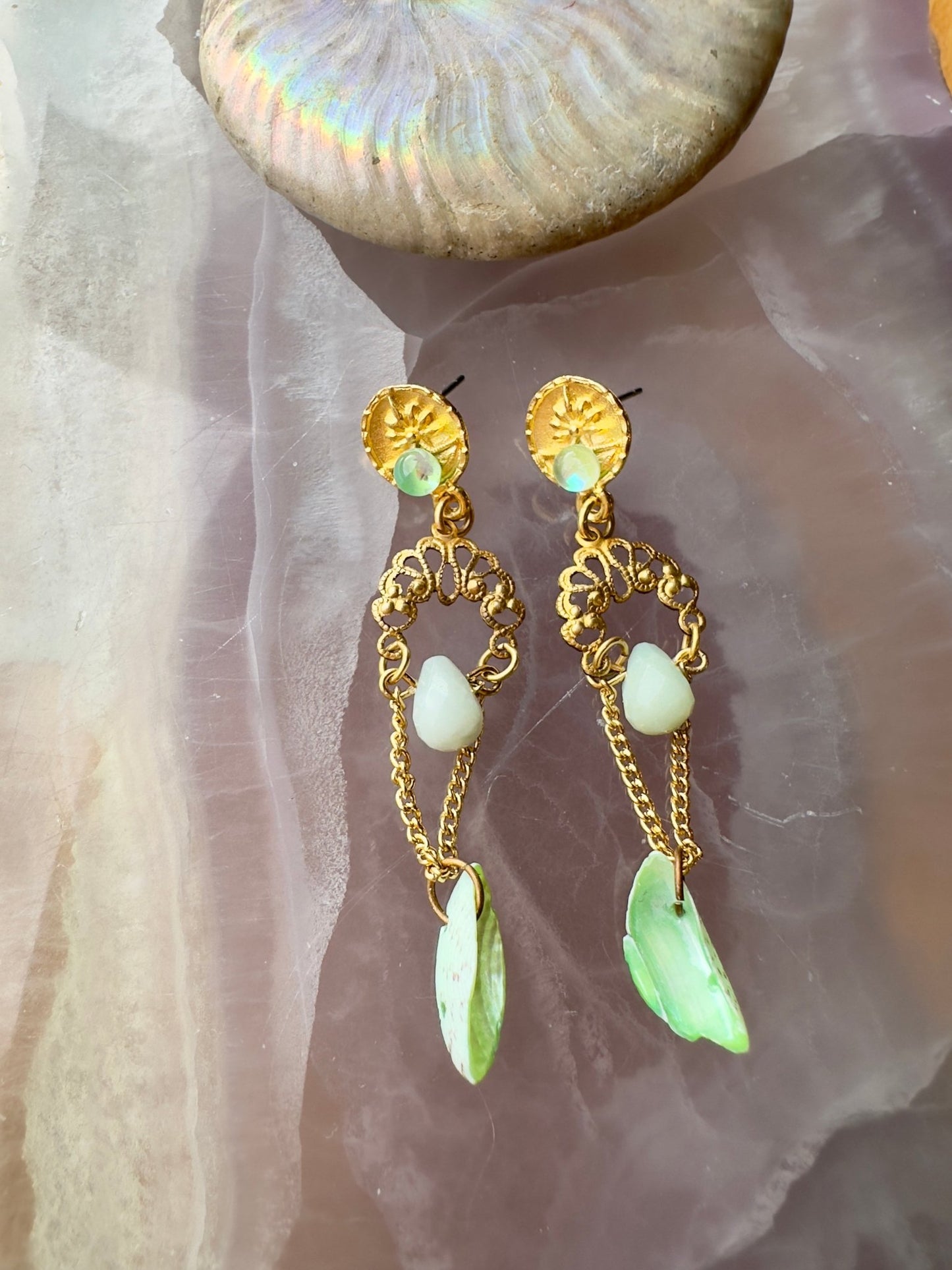 Sea Glow - Earrings Kit - Vintaj Idaho Design - 7/23/2025 - Vintaj Live Shop ID