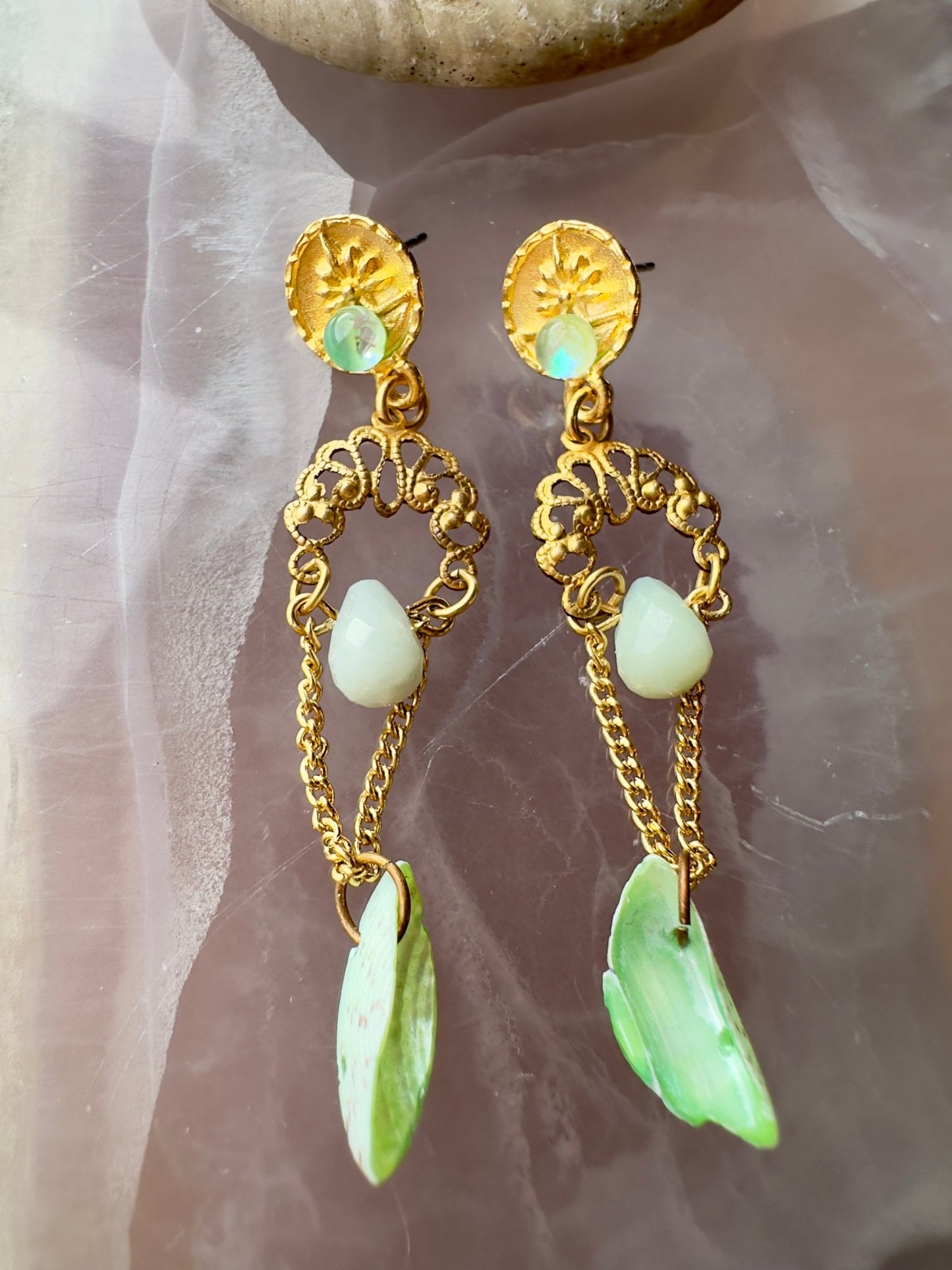 Sea Glow - Earrings Kit - Vintaj Idaho Design - 7/23/2025 - Vintaj Live Shop ID