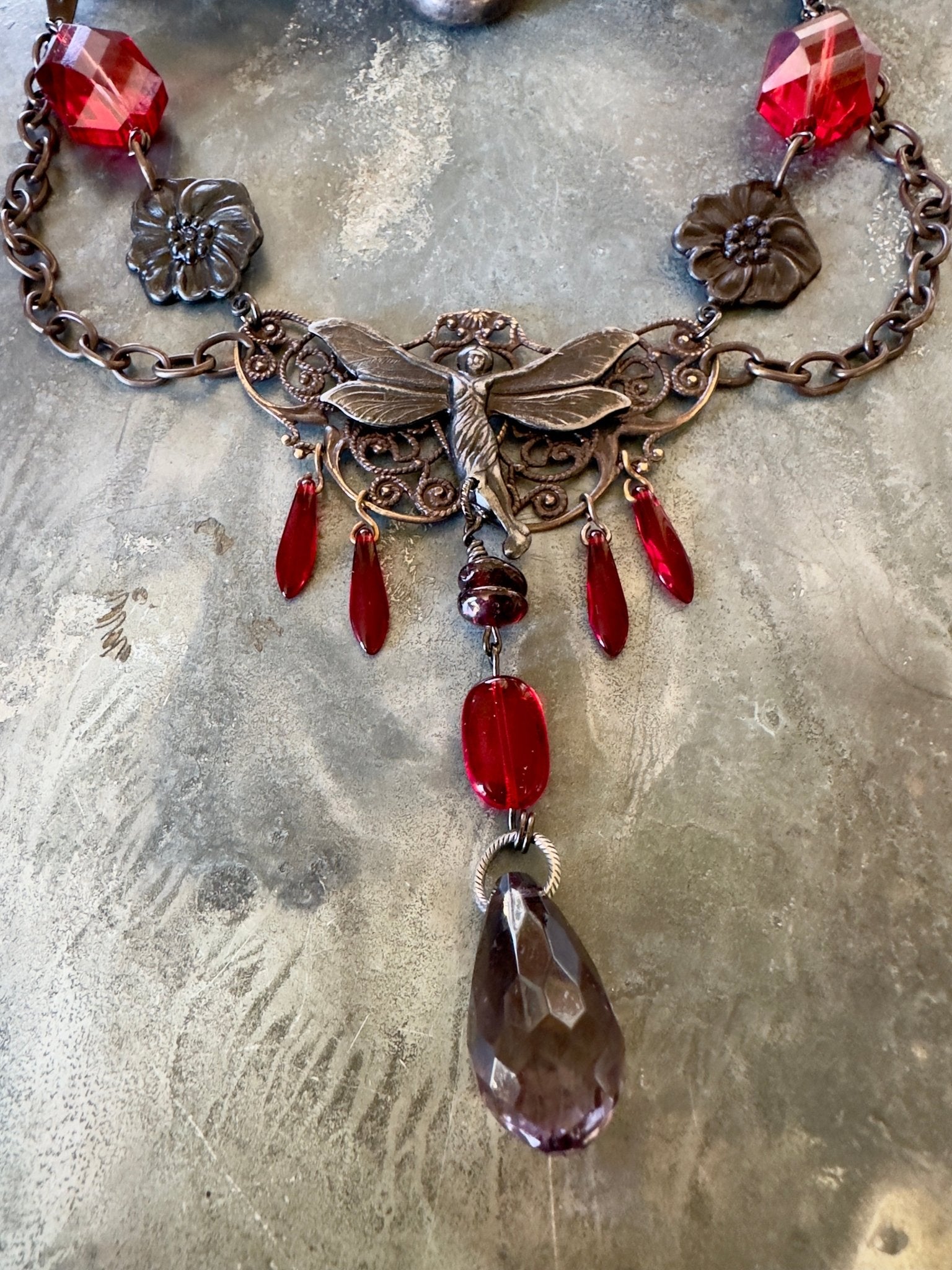 Shadow Bloom JAF - Necklace Kit - Vintaj Idaho Design - 7/30/2025 - Vintaj Live Shop ID