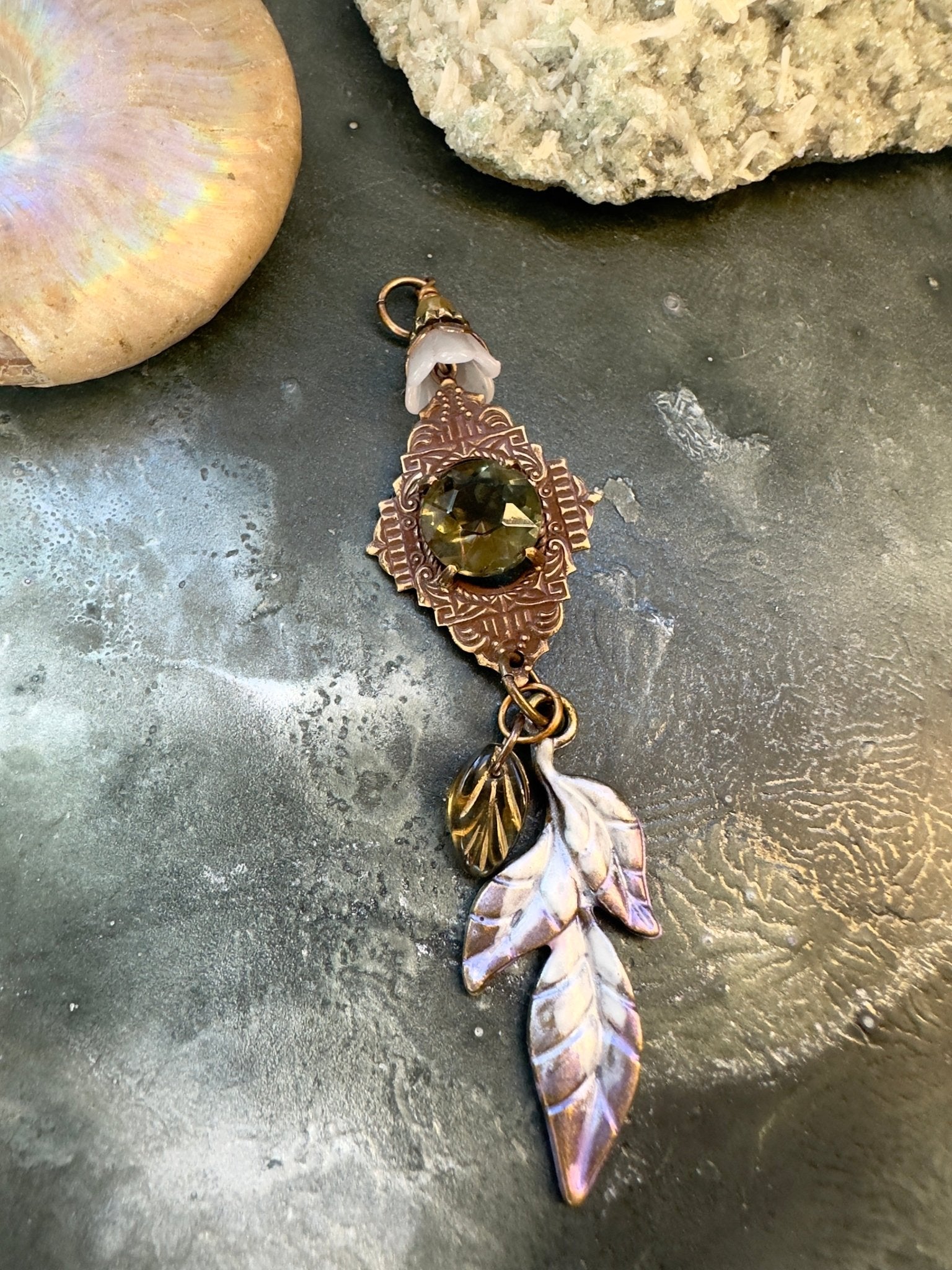 Shadow Petal - Vintage Pendant Kit - Vintaj Idaho Design - 10/22/2025 - Vintaj Live Shop ID