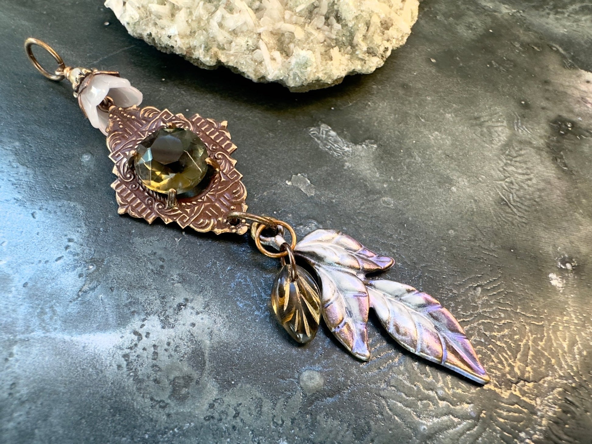 Shadow Petal - Vintage Pendant Kit - Vintaj Idaho Design - 10/22/2025 - Vintaj Live Shop ID
